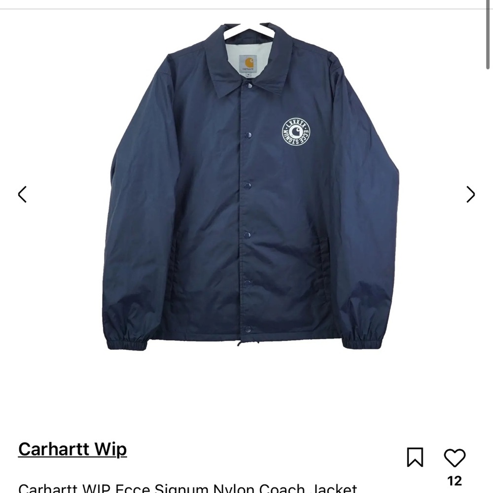 Carhartt WIP Navy Coach Jacket